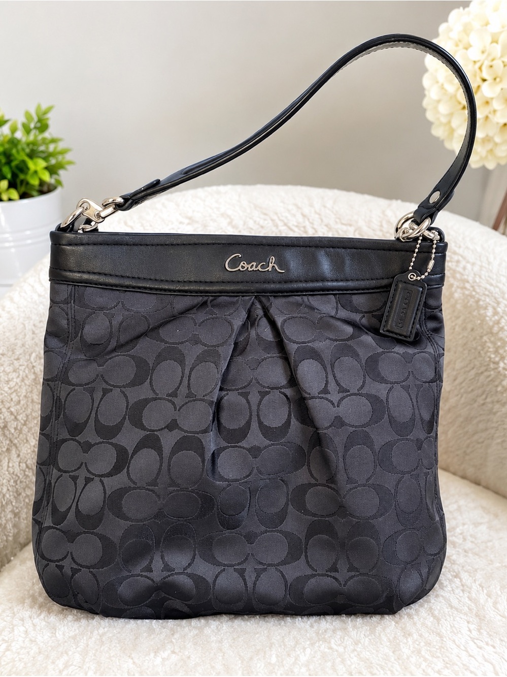 Coach Signature Shoulder Bag - Style # : H1261-F20116